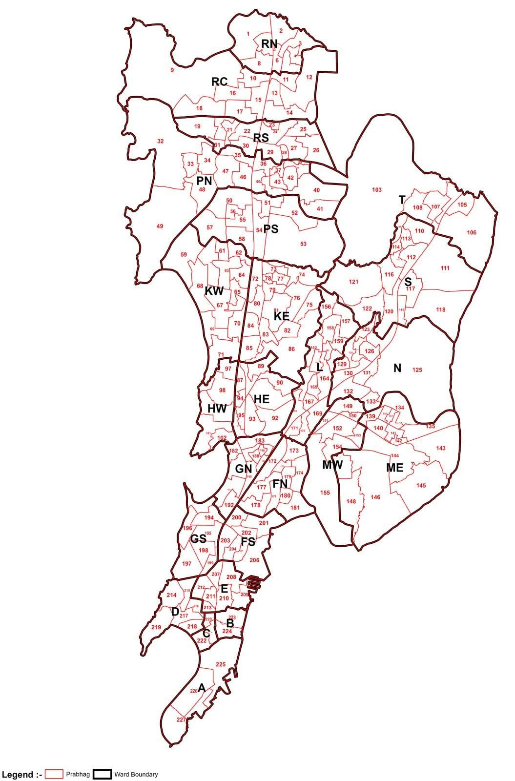 มุมไบแผนที่พื้นที่ฉลาด