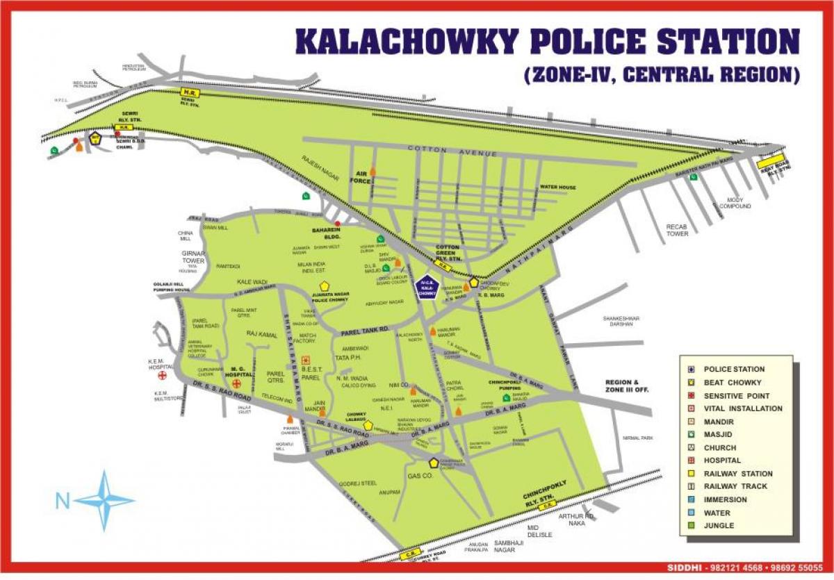 แผนที่ของ Kalachowki มุมไบ