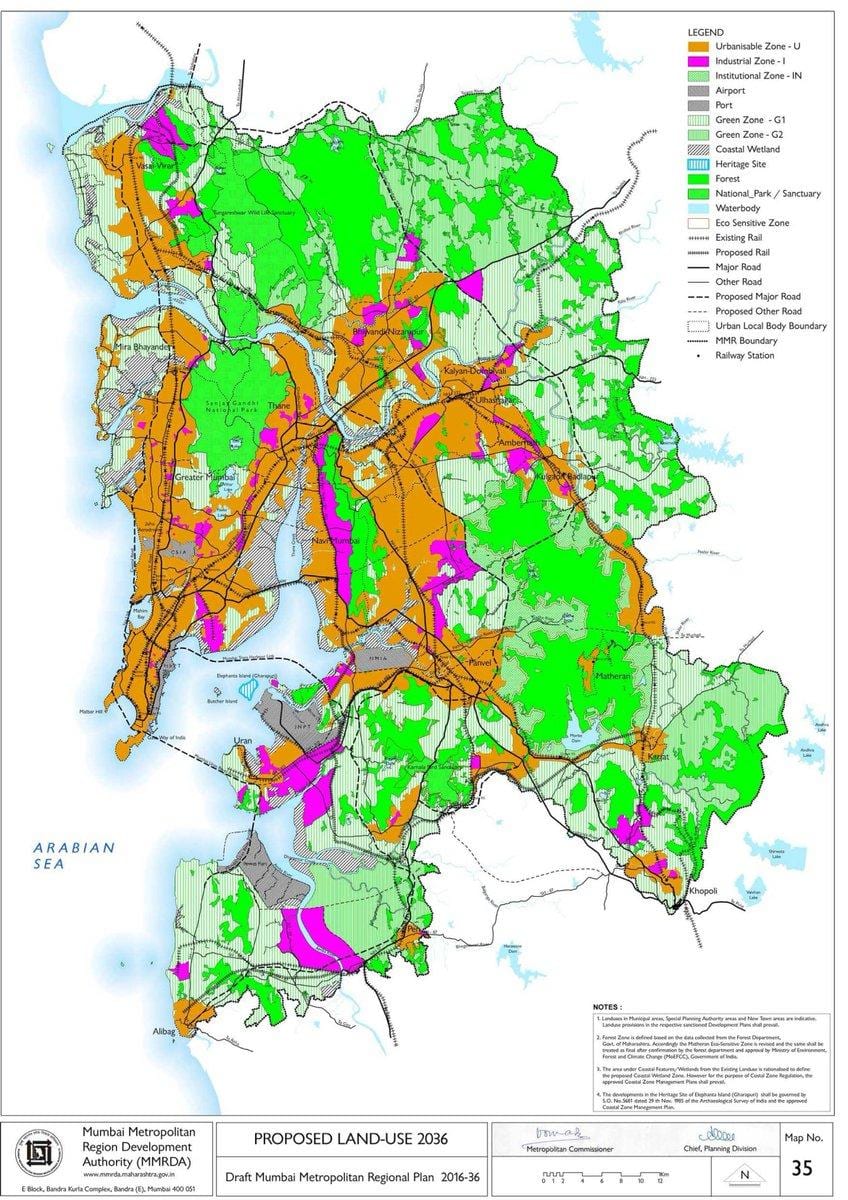 MMRDA พื้นที่และภาษา@title:group แผนแผนที่