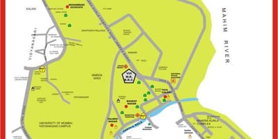 Bkc แผนที่มุมไบ