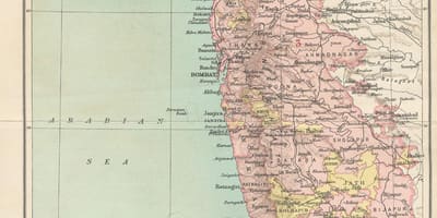 แผนที่ของ Bombay เป็นประธาน
