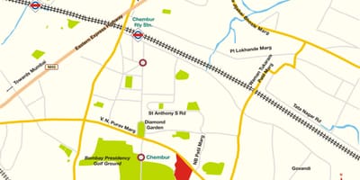 มุมไบ Chembur แผนที่