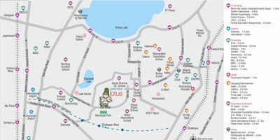 Powai แผนที่มุมไบ