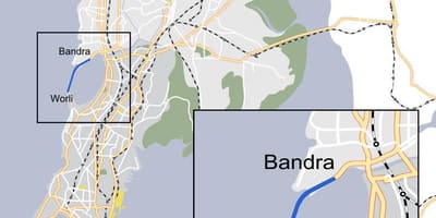 มุมไบ Worli แผนที่